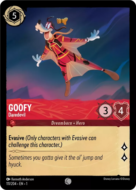 Set 1-111 | Goofy - Daredevil |  Common