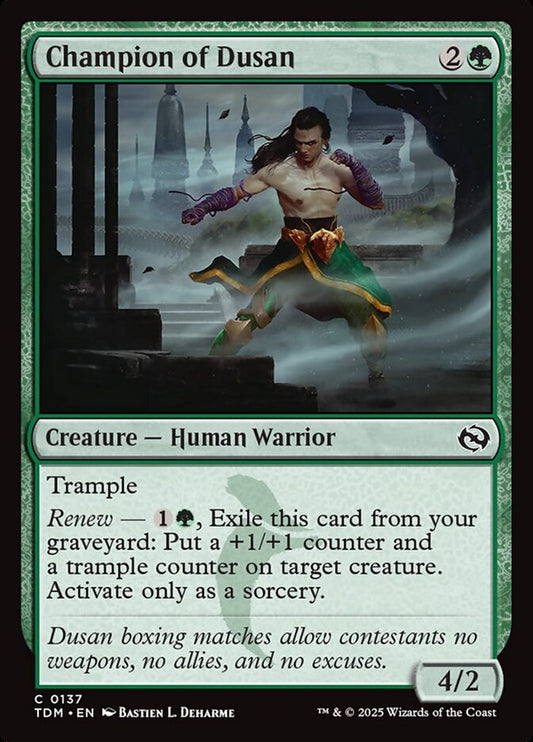 TDM-0137 | Champion of Dusan | EN  | - | Non-Foil