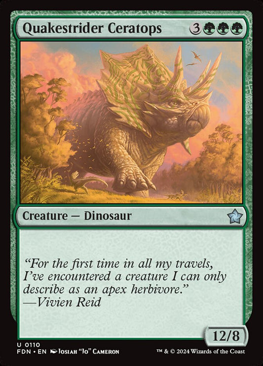 FDN-110 Quakestrider Ceratops | Uncommon (EN)