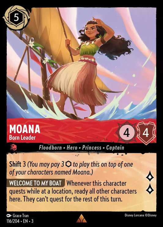 Set 3-116 | Moana - Born Leader | Rare