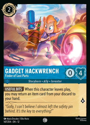 Set12-147 | Gadget Hackwrench – Finder of Lost Parts | Common | Non-Foil