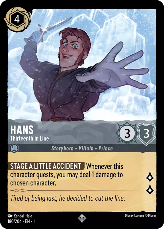 Set 1-180 | Hans - Thirteenth in Line |  Super Rare