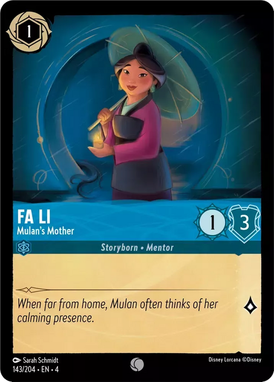 Set 4-143 | Fa Li - Mulan's Mother | Common