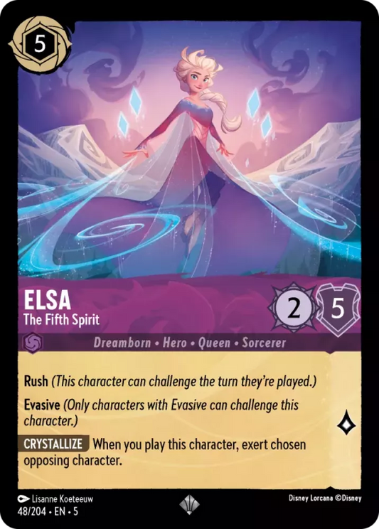 Set 5-048 | Elsa - The Fifth Spirit | Super Rare