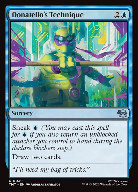 TMT-039 Donatello's Technique | Uncommon (EN)