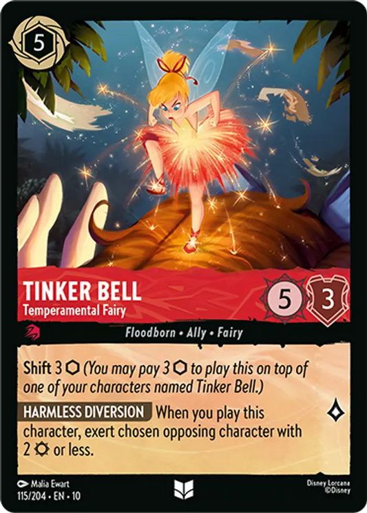 Set 10-115 | Tinker Bell - Temperamental Fairy | Uncommon