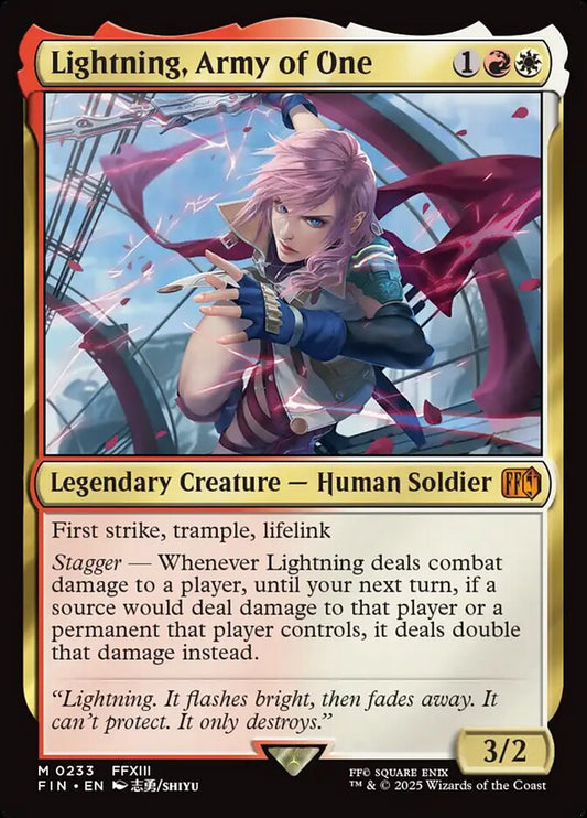FIN-0233 | Lightning, Army of One | EN  | - | Foil