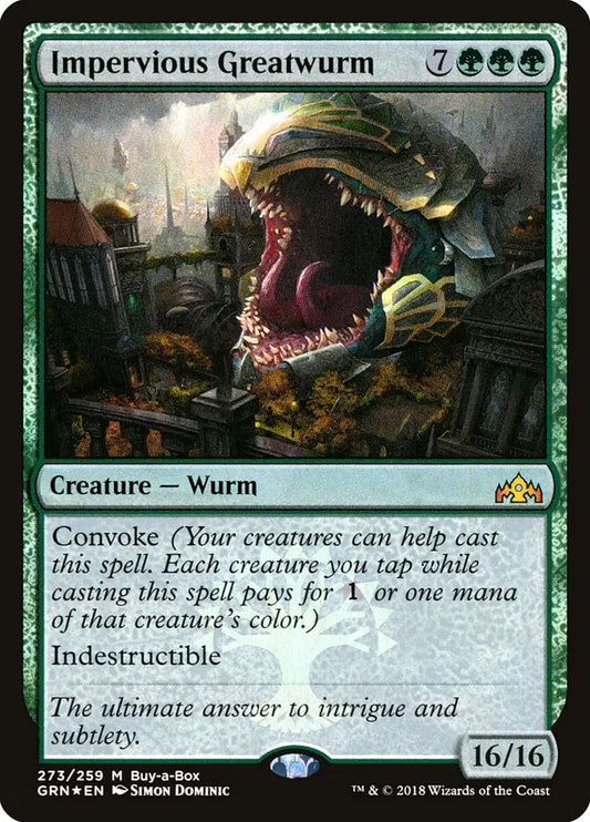 GRN-273 | Impervious Greatwurm | Rare (EN)