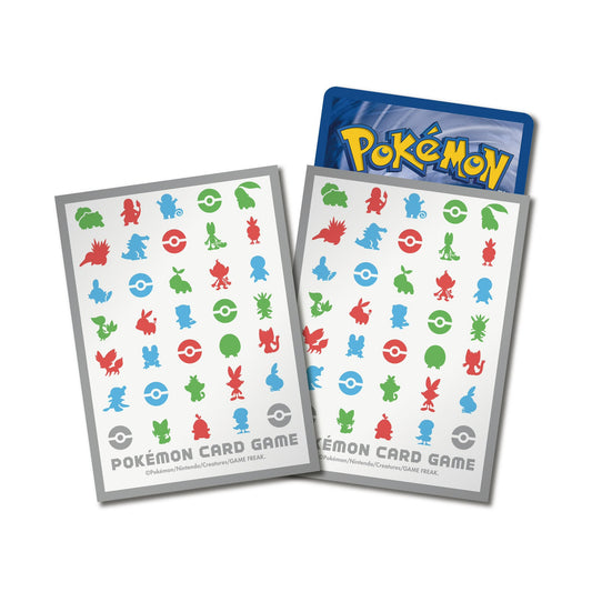 Pokemon TCG 寶可夢造型卡套 初始三匹夥伴寶可夢花紋 9419879