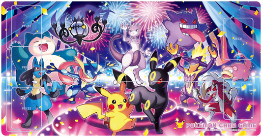 Pokemon TCG 寶可夢橡膠對戰桌墊 寶可夢集合圖（NIGHT）9419909