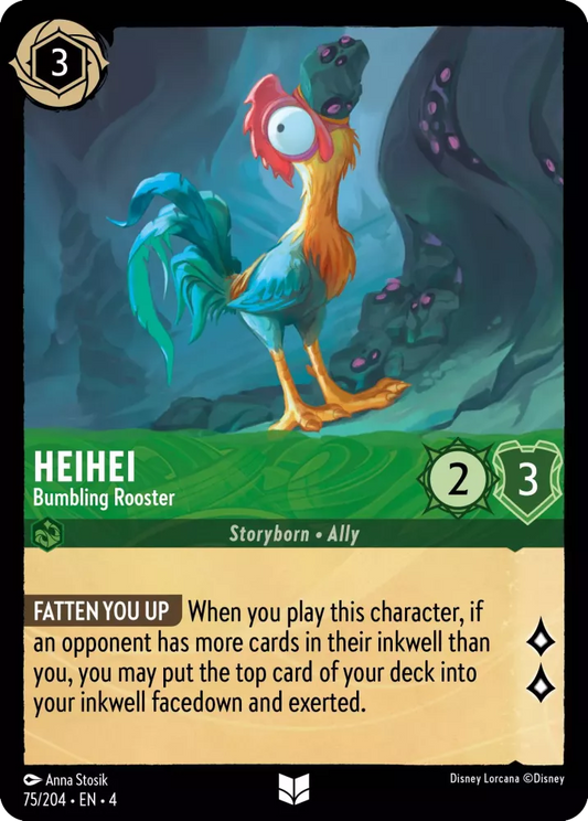 Set 4-075 | HeiHei - Bumbling Rooster | Uncommon