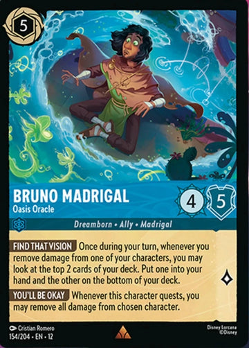 Set12-154 | Bruno Madrigal – Oasis Oracle | Rare | Foil