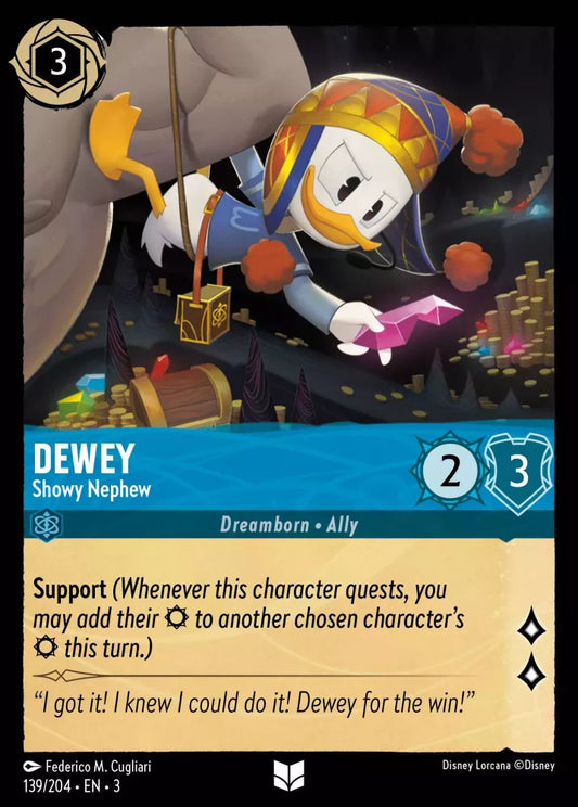 Set 3-139 | Dewey - Showy Nephew | Uncommon