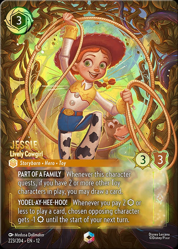 Set12-223 | Jessie – Lively Cowgirl | Super Rare | Foil