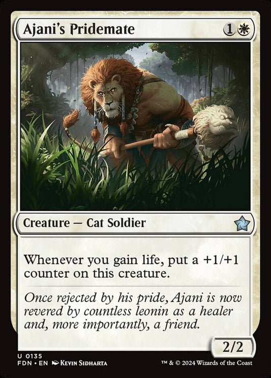 FDN-0135 | Ajani's Pridemate | EN  | - | Foil
