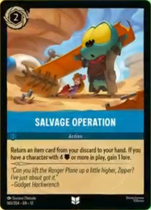 Set12-165 | Salvage Operation | Uncommon | Foil