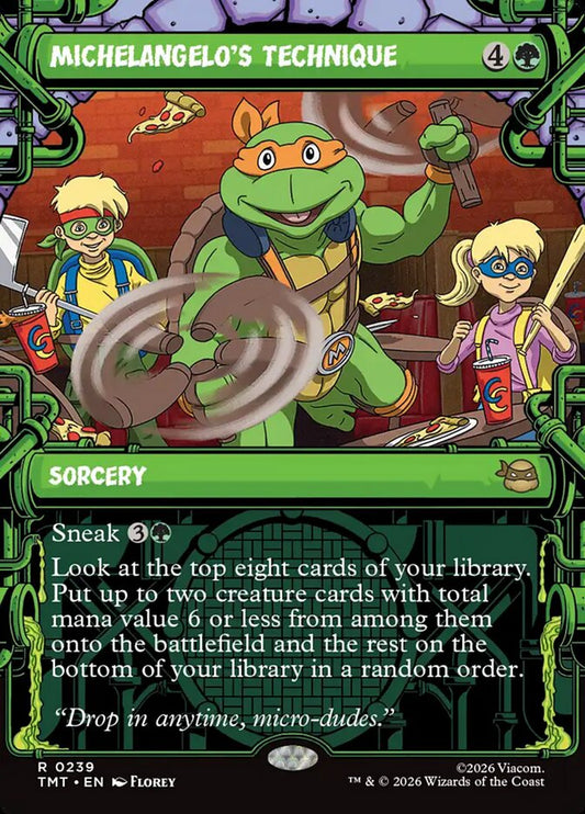 TMT-0239 | Michelangelo's Technique | EN  | - | Foil