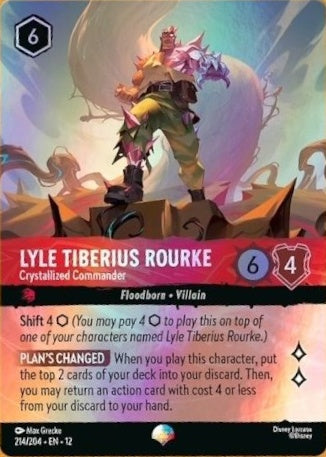 Set12-214 | Lyle Tiberius Rourke – Crystallized Commander | Rare | Foil