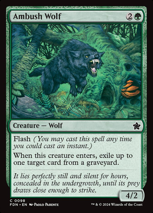 FDN-0098 | Ambush Wolf | EN  | - | Foil
