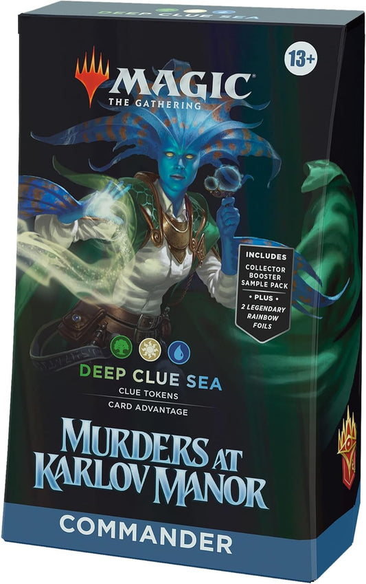 [Magic The Gathering 魔法風雲會] Murders at Karlov Manor | Commander Deck Deep Clue Sea