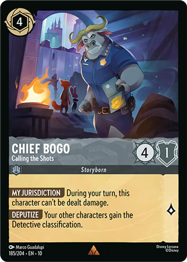Set 10-185 | Chief Bogo - Calling the Shots | Rare