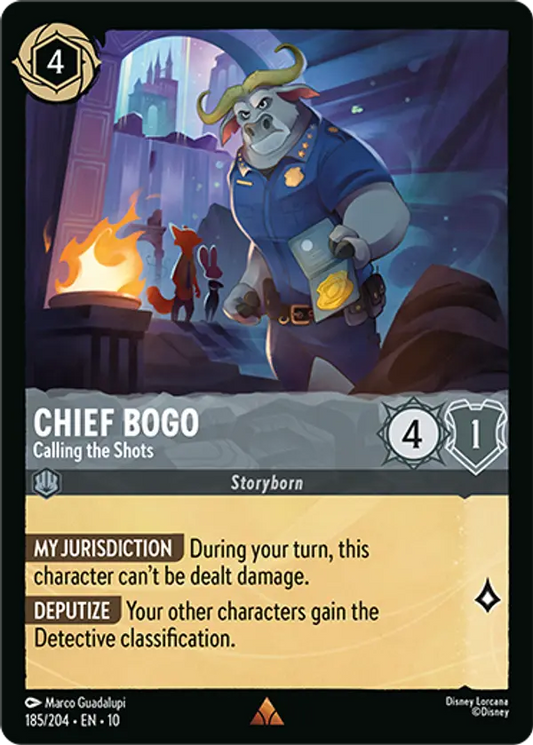 Set 10-185 | Chief Bogo - Calling the Shots | Rare