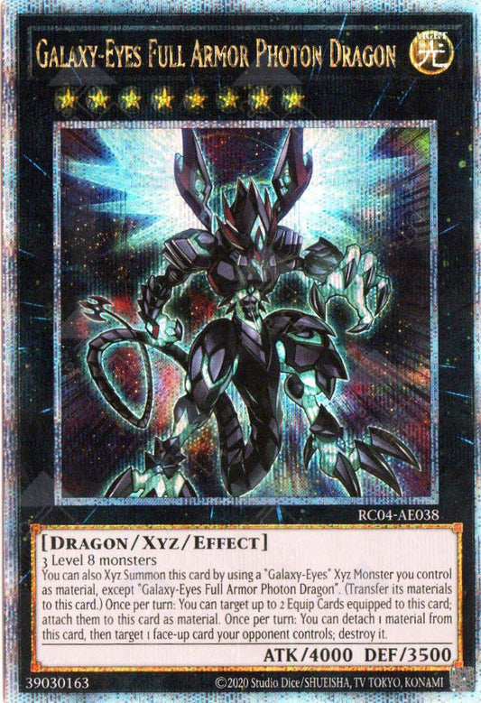 RC04-AE038 Galaxy-Eyes Full Armor Photon Dragon | QSER