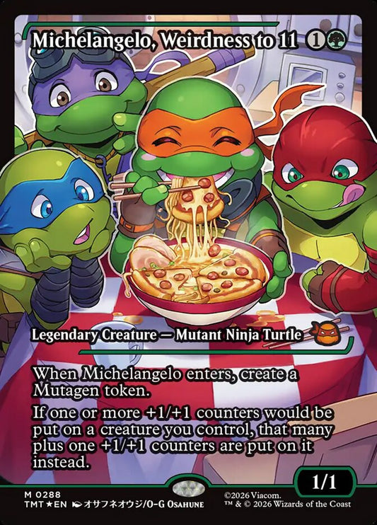 TMT-288 Michelangelo, Weirdness to 11 | Rare (EN)