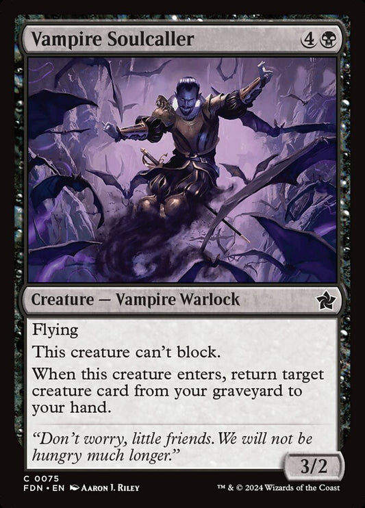 FDN-0075 | Vampire Soulcaller | EN  | - | Foil