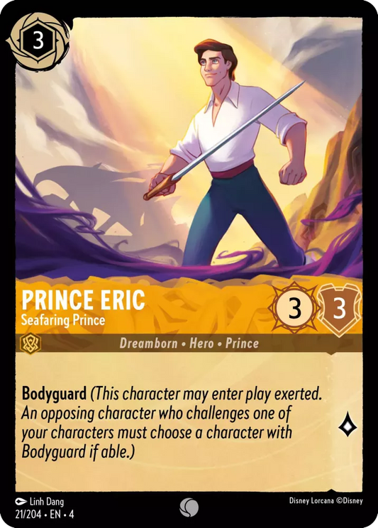 Set 4-021 | Prince Eric - Seafaring Prince | Common