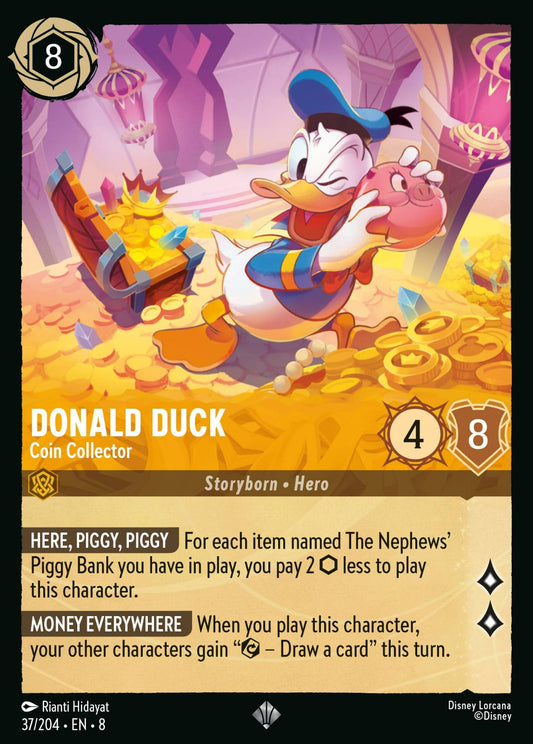 Set 8-037 | Donald Duck - Coin Collector | Super Rare