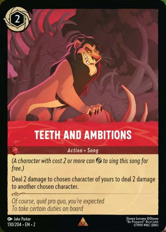 Set 2-130 | Teeth and Ambitions | Rare