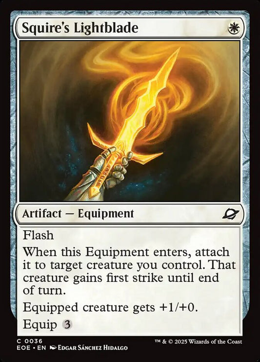 EOE-0036 | Squire's Lightblade | EN  | - | Non-Foil