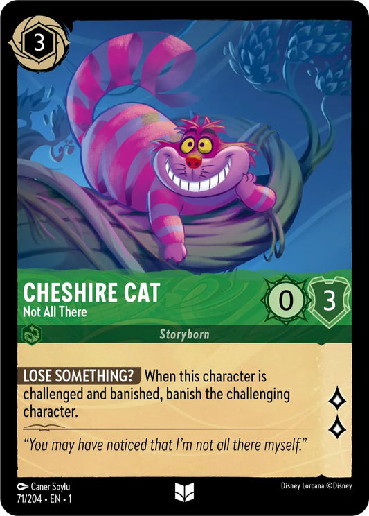 Set 1-071 | Cheshire Cat - Not All There |  Uncommon