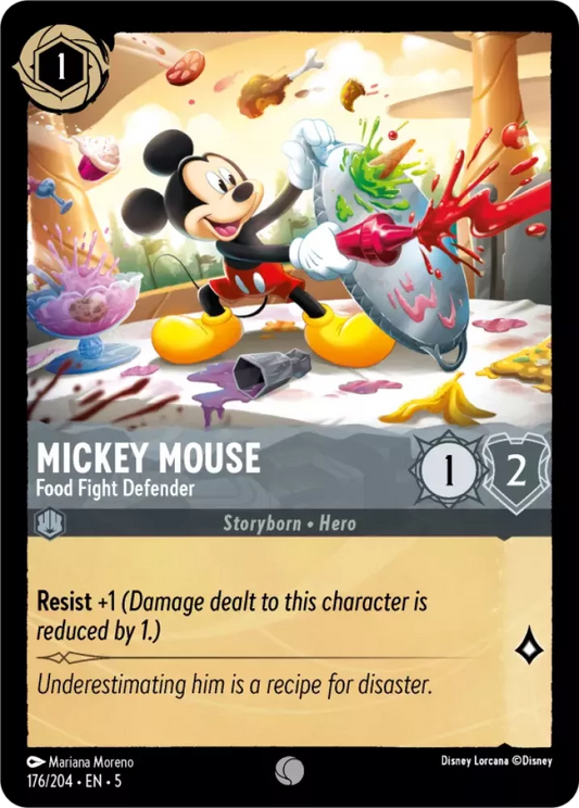Set 5-176 | Mickey Mouse - Food Fight Defender | Common