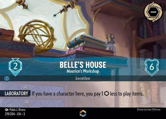 Set 3-219 | Belle's House - Maurice's Workshop | Enchanted