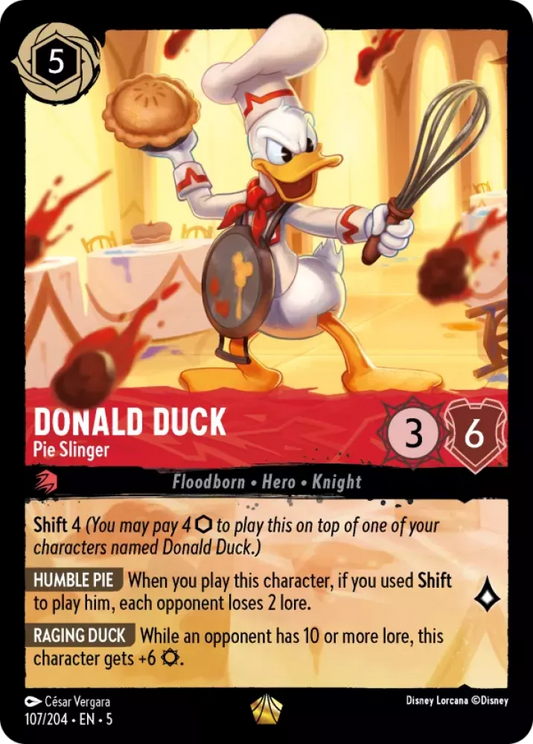 Set 5-107 | Donald Duck - Pie Slinger | Legendary