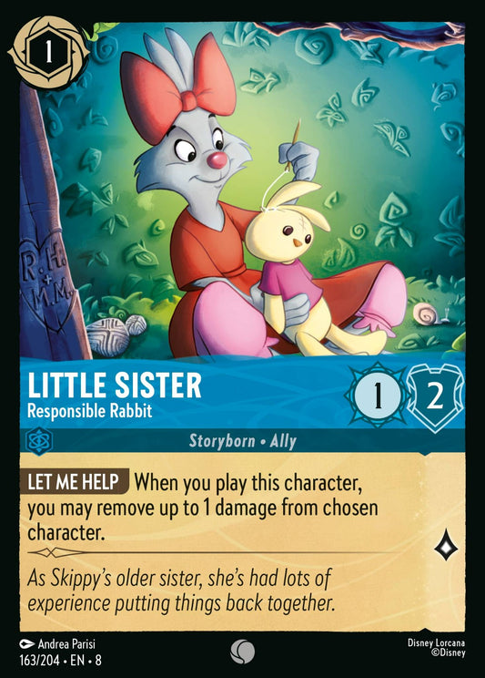 Set 8-163 | Little Sister - Responsible Rabbit | Common