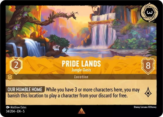 Set 5-034 | Pride Lands - Jungle Oasis | Rare