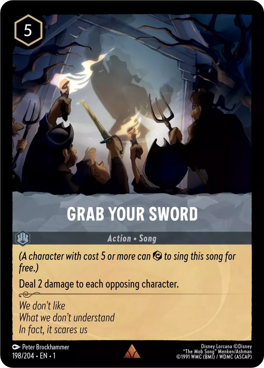 Set 1-198 | Grab Your Sword |  Rare