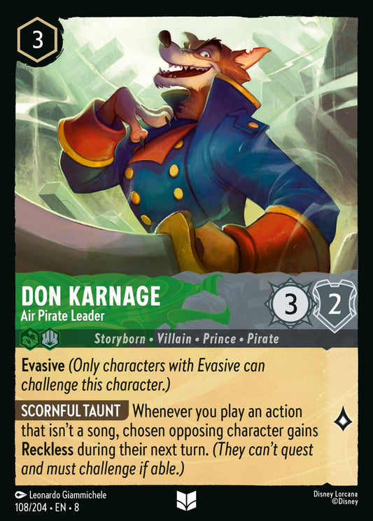 Set 8-108 | Don Karnage - Air Pirate Leader | Uncommon