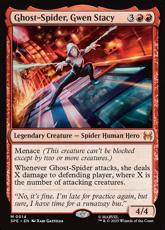 EN | Ghost-Spider, Gwen Stacy| Foil| SPE-14