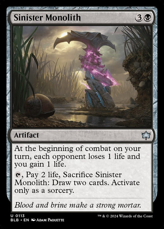 BLB-0113 | Sinister Monolith | EN  | - | Foil
