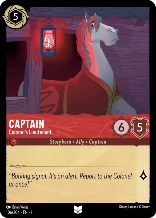 Set 1-106 | Captain - Colonel's Lieutenant |  Uncommon