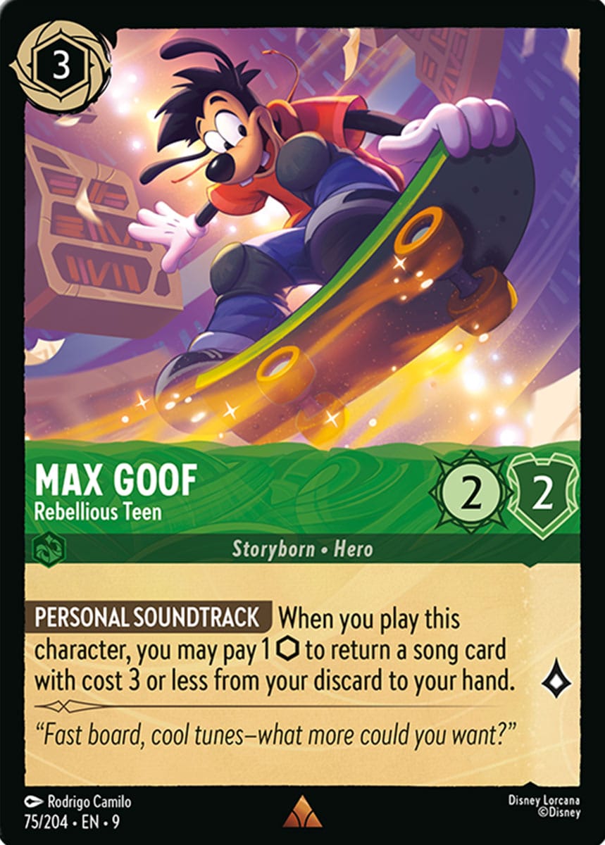 Set 9-075 | Max Goof - Rebellious Teen | Rare