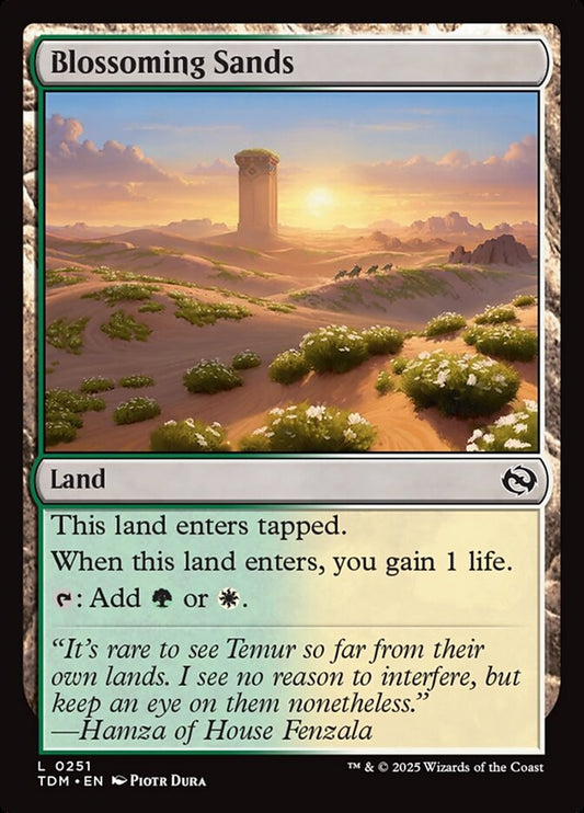 TDM-0251 | Blossoming Sands | EN  | - | Foil