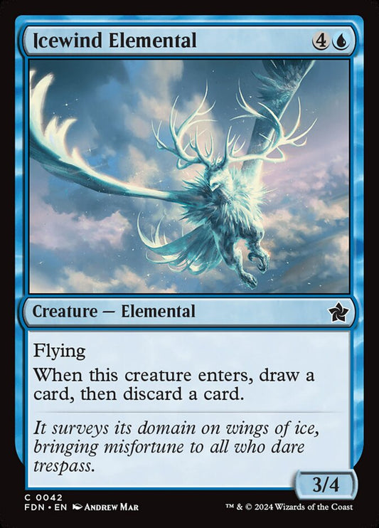 FDN-0042 | Icewind Elemental | EN  | - | Foil