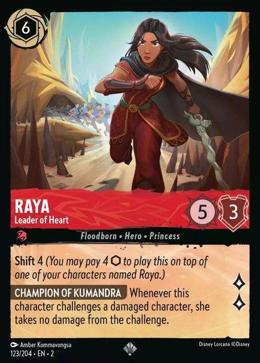 Set 2-123 | Raya - Leader of Heart | Super Rare