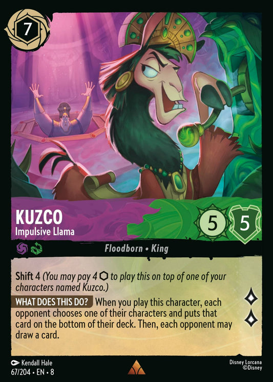 Set 8-067 | Kuzco - Impulsive Llama | Rare