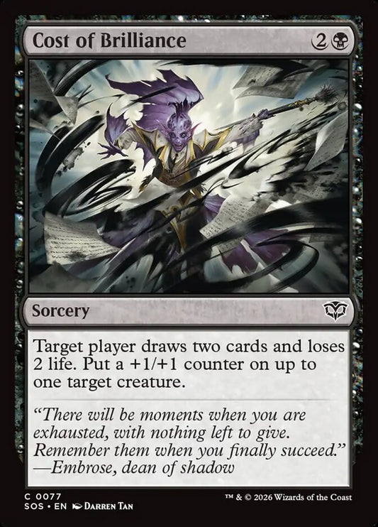 SOS-077 Cost of Brilliance -EN- C (Foil)